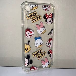 Clear Disney IPhone XR phone Case